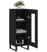 Sideboard Schwarz 34,5x34x90 cm Holzwerkstoff