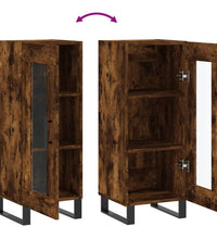 Sideboard Räuchereiche 34,5x34x90 cm Holzwerkstoff