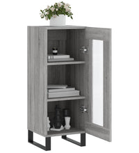 Sideboard Grau Sonoma 34,5x34x90 cm Holzwerkstoff