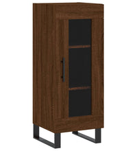 Sideboard Braun Eichen-Optik 34,5x34x90 cm Holzwerkstoff