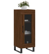Sideboard Braun Eichen-Optik 34,5x34x90 cm Holzwerkstoff
