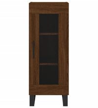 Sideboard Braun Eichen-Optik 34,5x34x90 cm Holzwerkstoff