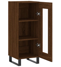 Sideboard Braun Eichen-Optik 34,5x34x90 cm Holzwerkstoff