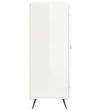 Sideboard Hochglanz-Weiß 69,5x34x90 cm Holzwerkstoff