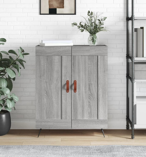 Sideboard Grau Sonoma 69,5x34x90 cm Holzwerkstoff