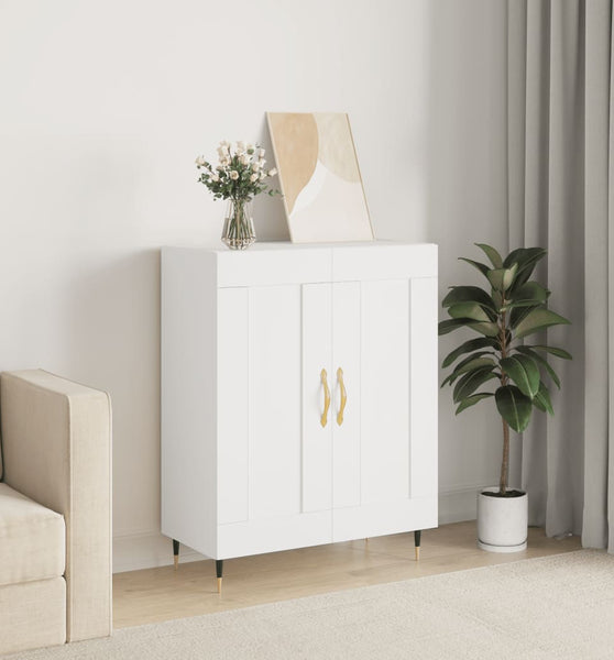 Sideboard Weiß 69,5x34x90 cm Holzwerkstoff