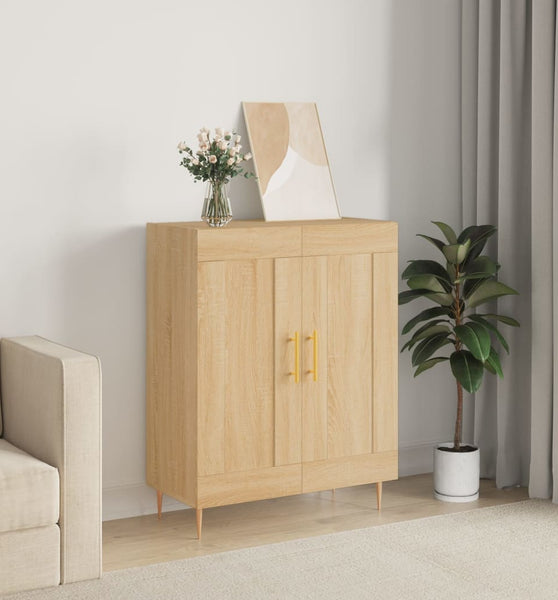 Sideboard Sonoma-Eiche 69,5x34x90 cm Holzwerkstoff