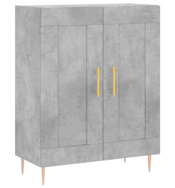Sideboard Betongrau 69,5x34x90 cm Holzwerkstoff