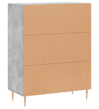 Sideboard Betongrau 69,5x34x90 cm Holzwerkstoff