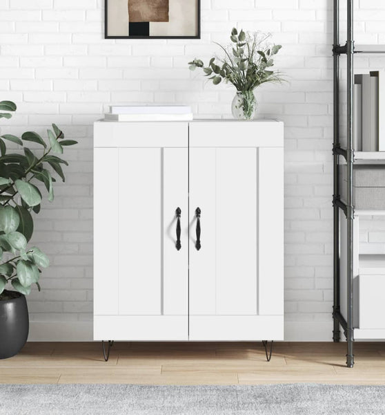 Sideboard Weiß 69,5x34x90 cm Holzwerkstoff