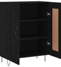 Sideboard Schwarz 69,5x34x90 cm Holzwerkstoff