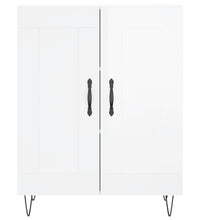 Sideboard Hochglanz-Weiß 69,5x34x90 cm Holzwerkstoff