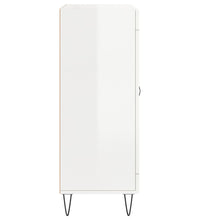 Sideboard Hochglanz-Weiß 69,5x34x90 cm Holzwerkstoff