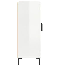 Sideboard Hochglanz-Weiß 69,5x34x90 cm Holzwerkstoff