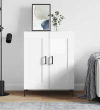 Sideboard Hochglanz-Weiß 69,5x34x90 cm Holzwerkstoff