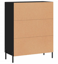 Sideboard Schwarz 69,5x34x90 cm Holzwerkstoff