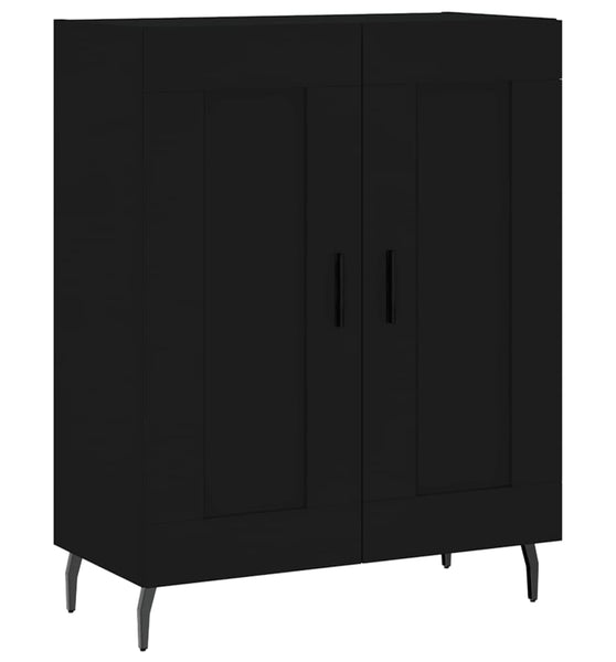 Sideboard Schwarz 69,5x34x90 cm Holzwerkstoff