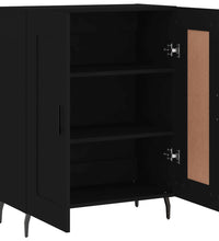 Sideboard Schwarz 69,5x34x90 cm Holzwerkstoff