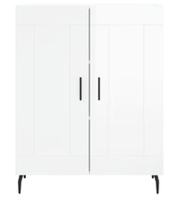 Sideboard Hochglanz-Weiß 69,5x34x90 cm Holzwerkstoff