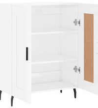 Sideboard Hochglanz-Weiß 69,5x34x90 cm Holzwerkstoff