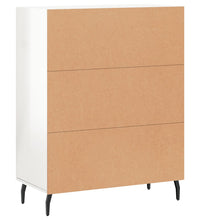 Sideboard Hochglanz-Weiß 69,5x34x90 cm Holzwerkstoff