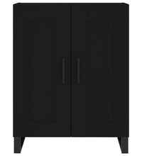 Sideboard Schwarz 69,5x34x90 cm Holzwerkstoff