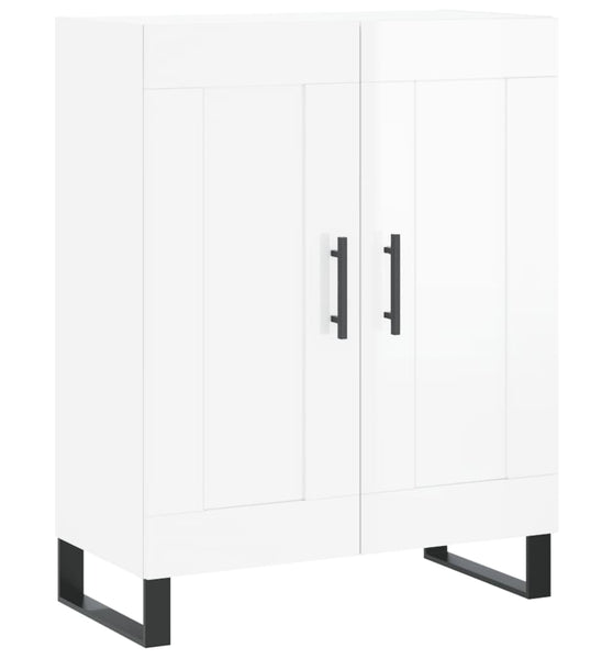 Sideboard Hochglanz-Weiß 69,5x34x90 cm Holzwerkstoff