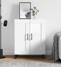 Sideboard Hochglanz-Weiß 69,5x34x90 cm Holzwerkstoff