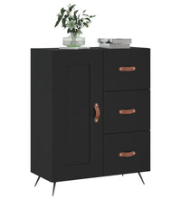 Sideboard Schwarz 69,5x34x90 cm Holzwerkstoff