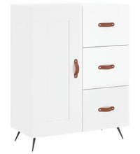 Sideboard Hochglanz-Weiß 69,5x34x90 cm Holzwerkstoff