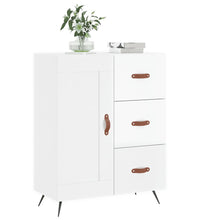 Sideboard Hochglanz-Weiß 69,5x34x90 cm Holzwerkstoff