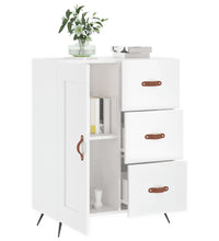 Sideboard Hochglanz-Weiß 69,5x34x90 cm Holzwerkstoff