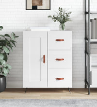 Sideboard Hochglanz-Weiß 69,5x34x90 cm Holzwerkstoff