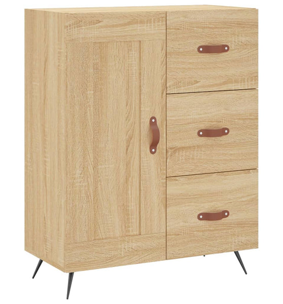 Sideboard Sonoma-Eiche 69,5x34x90 cm Holzwerkstoff