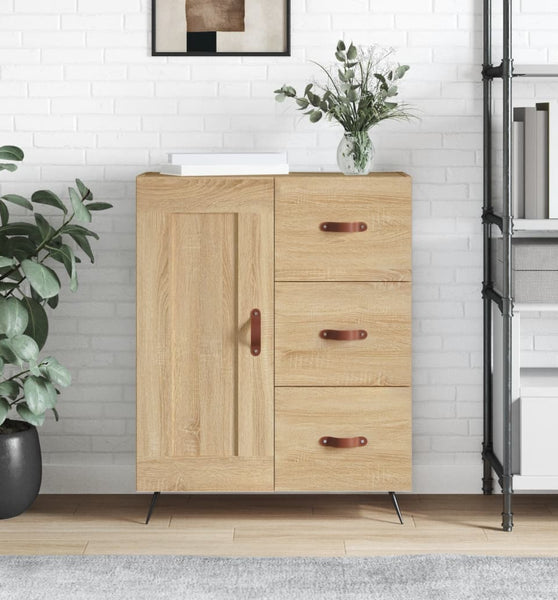 Sideboard Sonoma-Eiche 69,5x34x90 cm Holzwerkstoff