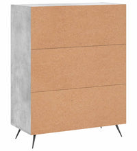 Sideboard Betongrau 69,5x34x90 cm Holzwerkstoff