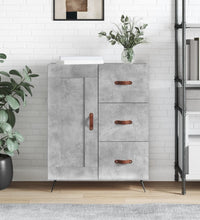 Sideboard Betongrau 69,5x34x90 cm Holzwerkstoff