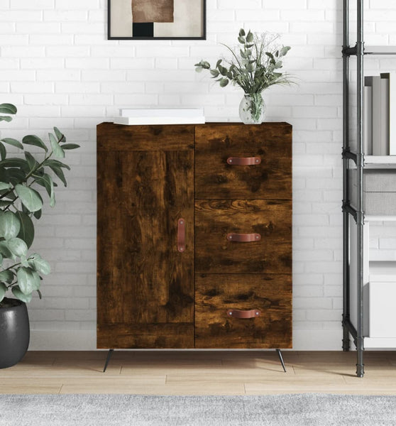 Sideboard Räuchereiche 69,5x34x90 cm Holzwerkstoff