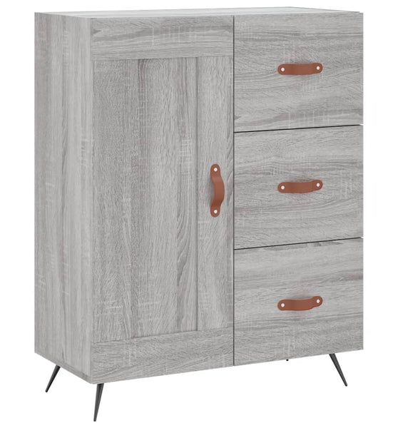 Sideboard Grau Sonoma 69,5x34x90 cm Holzwerkstoff