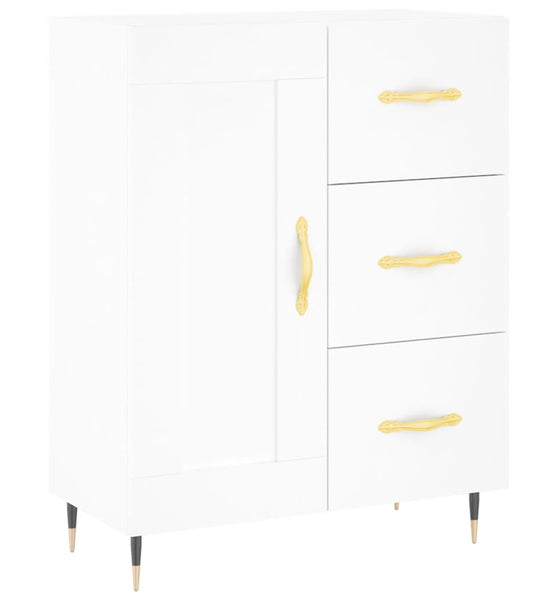 Sideboard Weiß 69,5x34x90 cm Holzwerkstoff