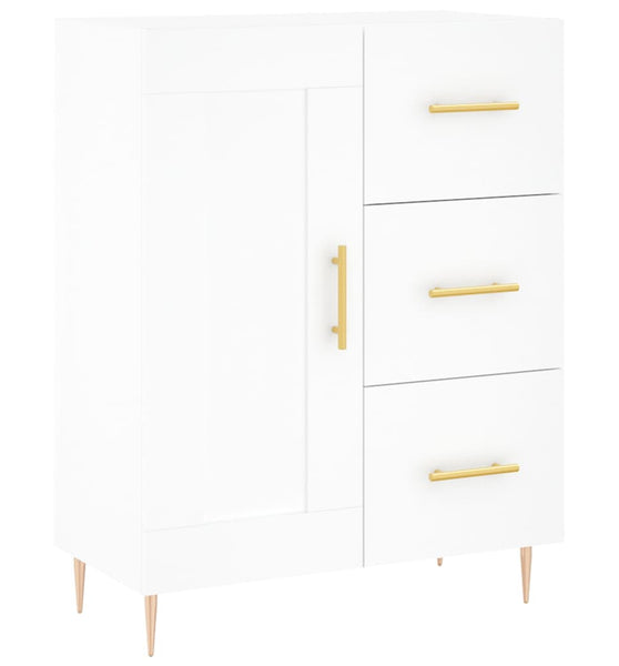 Sideboard Weiß 69,5x34x90 cm Holzwerkstoff