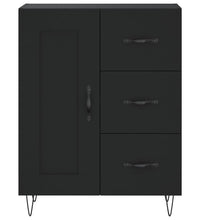 Sideboard Schwarz 69,5x34x90 cm Holzwerkstoff