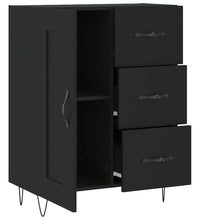 Sideboard Schwarz 69,5x34x90 cm Holzwerkstoff