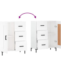 Sideboard Weiß 69,5x34x90 cm Holzwerkstoff
