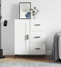 Sideboard Weiß 69,5x34x90 cm Holzwerkstoff