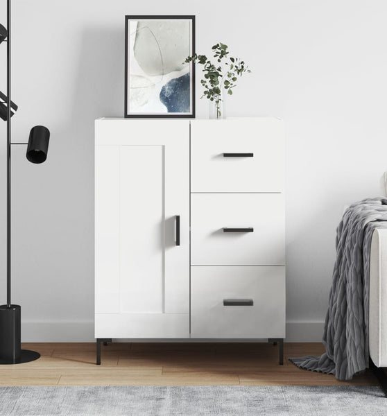 Sideboard Weiß 69,5x34x90 cm Holzwerkstoff