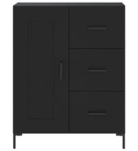 Sideboard Schwarz 69,5x34x90 cm Holzwerkstoff