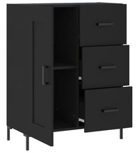 Sideboard Schwarz 69,5x34x90 cm Holzwerkstoff