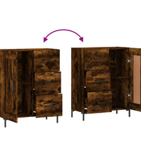 Sideboard Räuchereiche 69,5x34x90 cm Holzwerkstoff