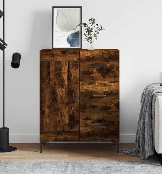 Sideboard Räuchereiche 69,5x34x90 cm Holzwerkstoff